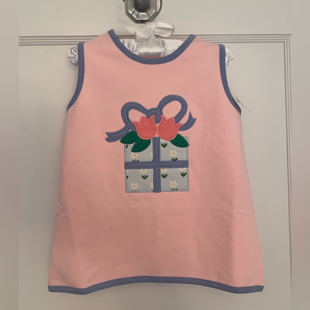 Beaufort Bonnet Company 12-18 month dress, every day is a gift design